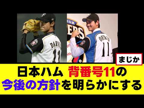 【日本ハム】背番号11の今後の方針をついに明かす