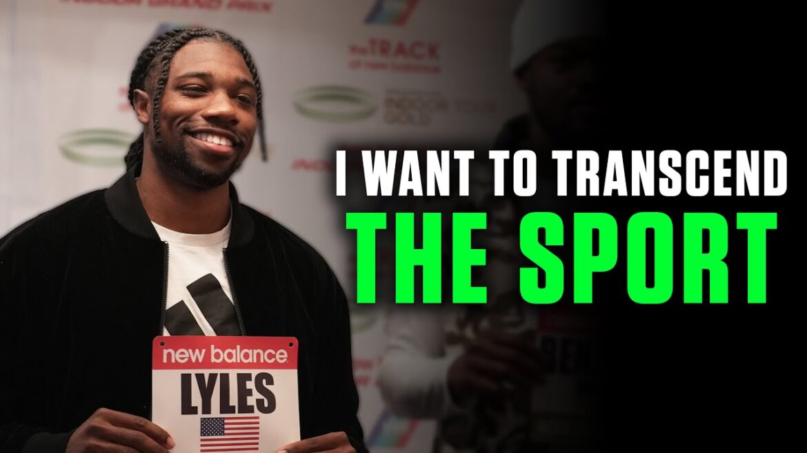 Noah Lyles Has VERY Different Goals After Winning Olympic Gold | NB Indoor GP Press Conference