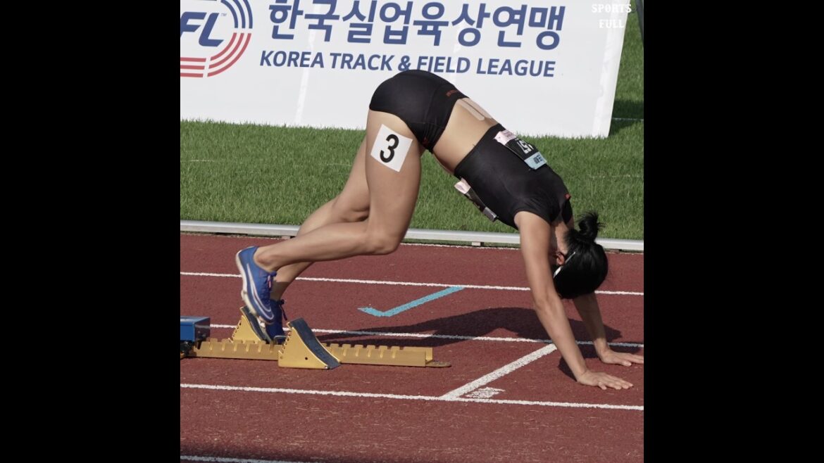 육상 여신 리듬 타요 폭풍 간지 스타트 루틴 ㄷㄷ