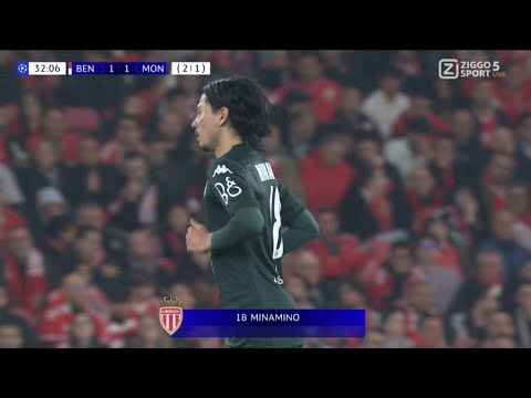 南野拓実のゴール、ベンフィカ対モナコ (3-3) 全ゴールと拡大ハイライト