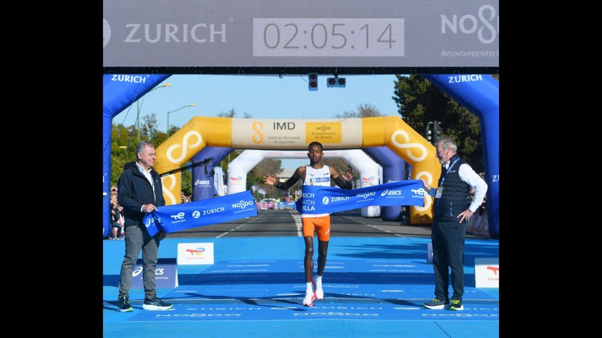 Highlights Sevilla Marathon: Olympic champion Selemon Barega makes a good debut