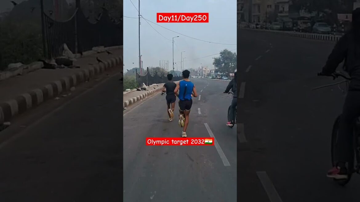 day11/Day250 olympic target 2032 🇮🇳🇮🇳 #1600m #army #athlete #travel