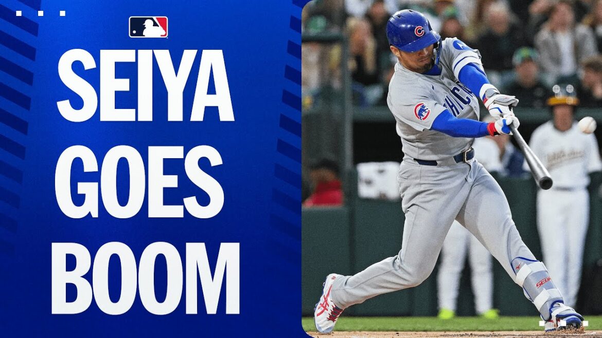 SEIYA OFF THE BATTER’S EYE 🚀 (2nd home run of the season) | 鈴木誠也 2号放つ