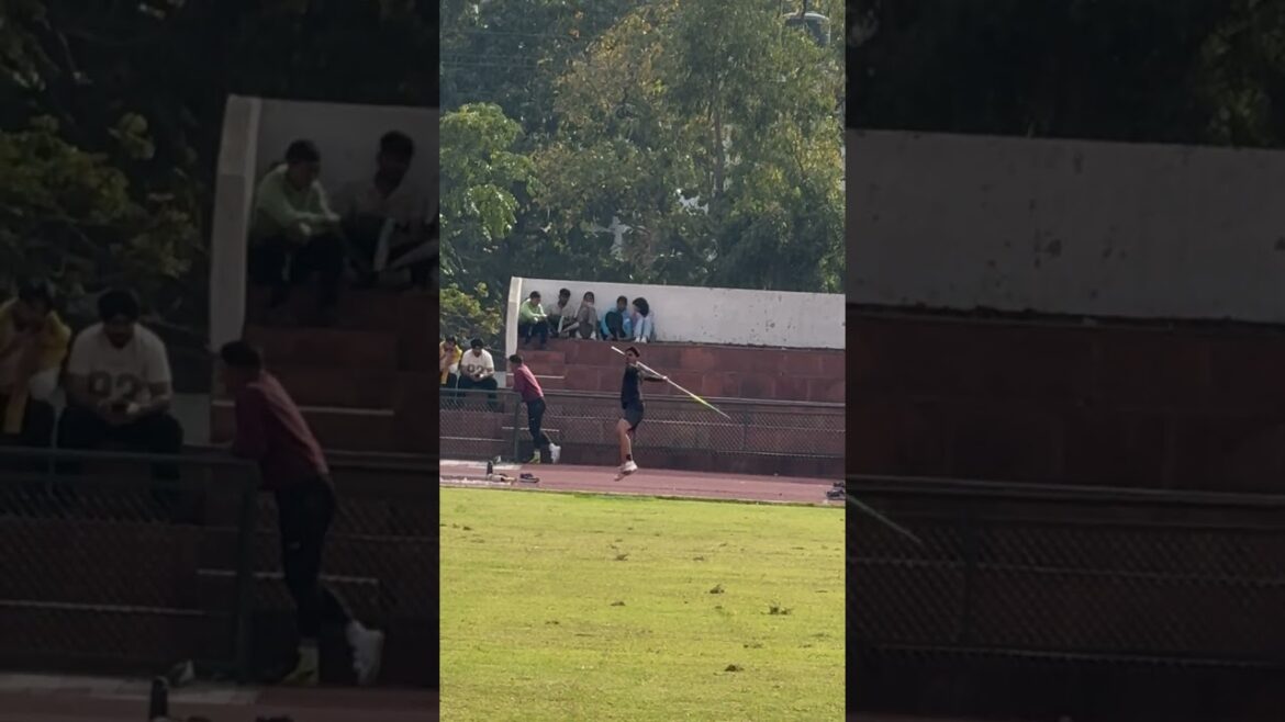 Chasing the Record Javelin Throw Challenge! #usa #sports #olympics #trackandfield