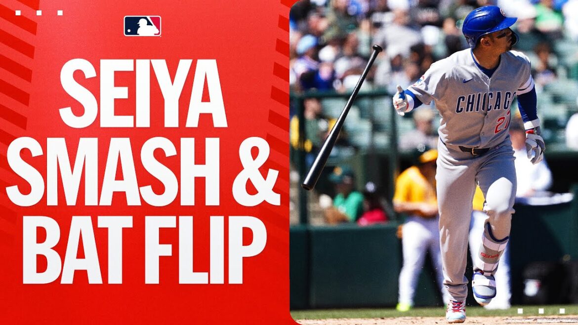 Seiya Suzuki CRUSHED his third homer of the season | 鈴木誠也 3号放つ