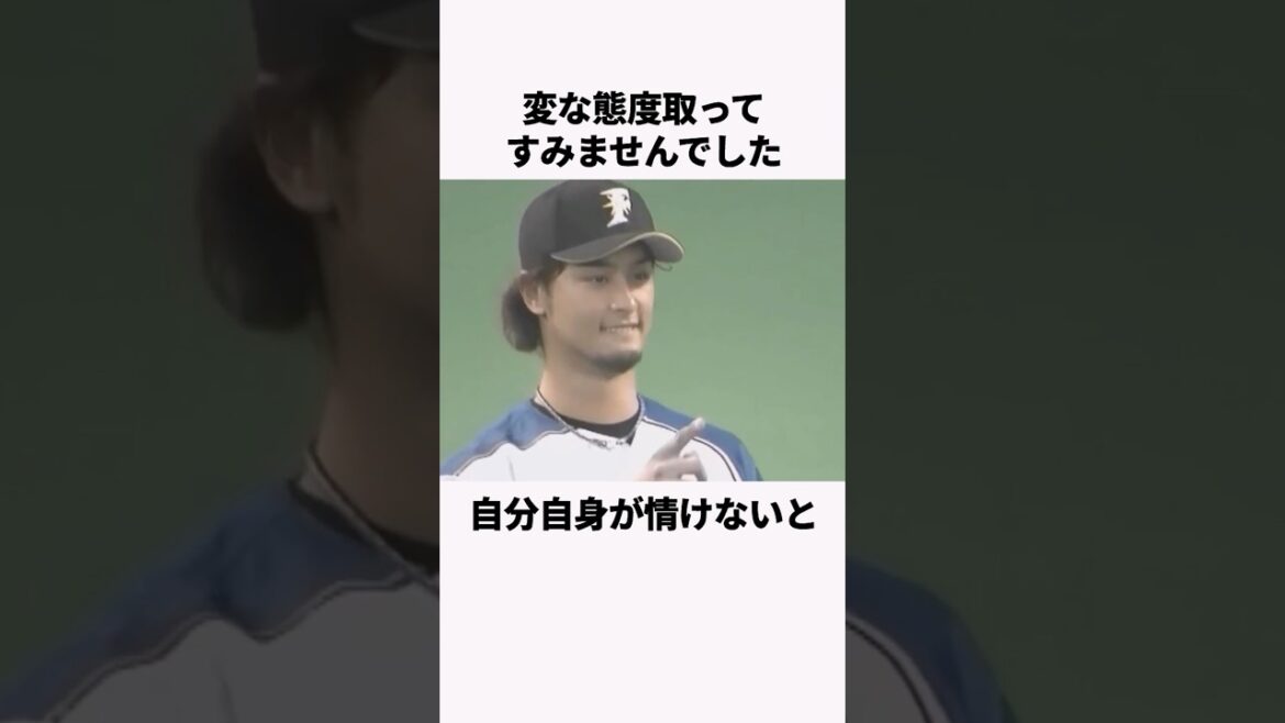 「鶴岡に情けないメールをした」ダルビッシュ有に関する雑学 #プロ野球 #野球解説 #北海道日本ハムファイターズ