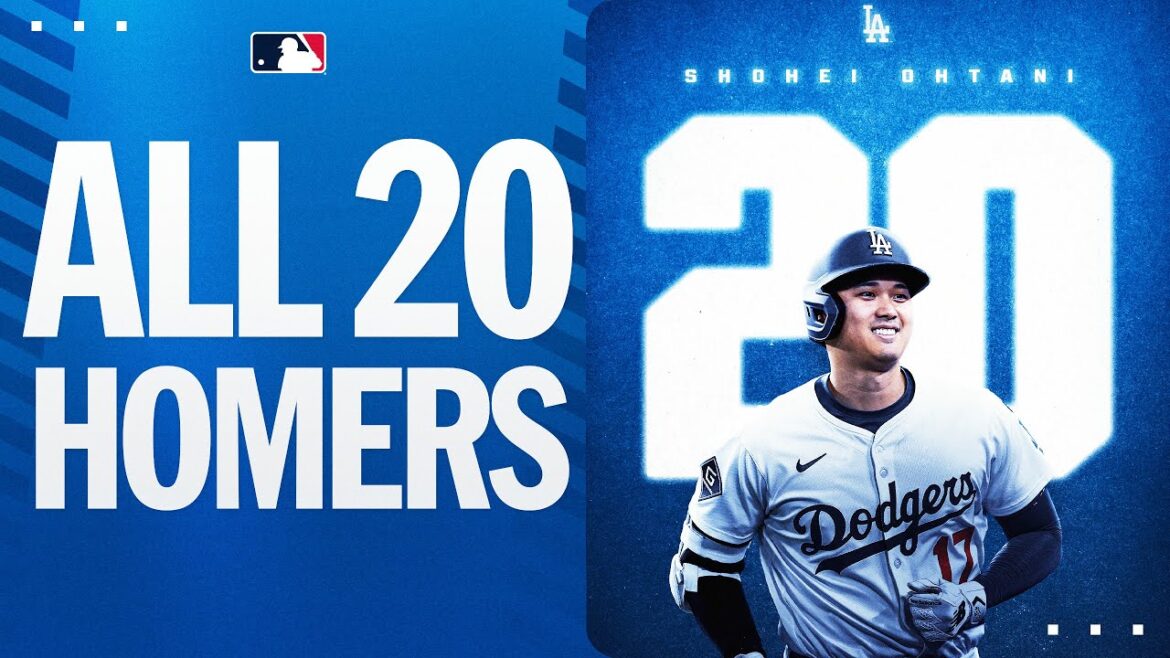 ALL 20 HOMERS: Shohei Ohtani went yard to become first player with 20 homers in 2025!