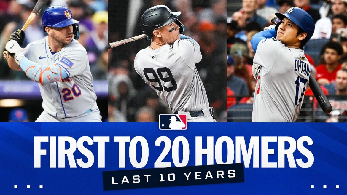 First to 20 homers each of the last 10 years (Shohei Ohtani, Aaron Judge, and MORE) | 大谷翔平 ハイライト