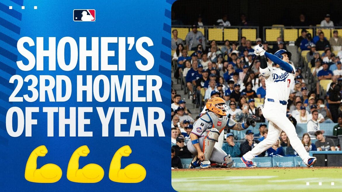 Shohei Ohtani crushes his 23rd homer of the year 💪