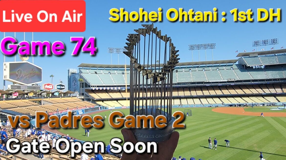 【ライブ配信】対サンディエゴ・パドレス〜シリーズ2戦目〜大谷翔平選手は1番DHで出場⚾️まもなくゲートオープン⚾️Shinsuke Handyman がライブ配信中!