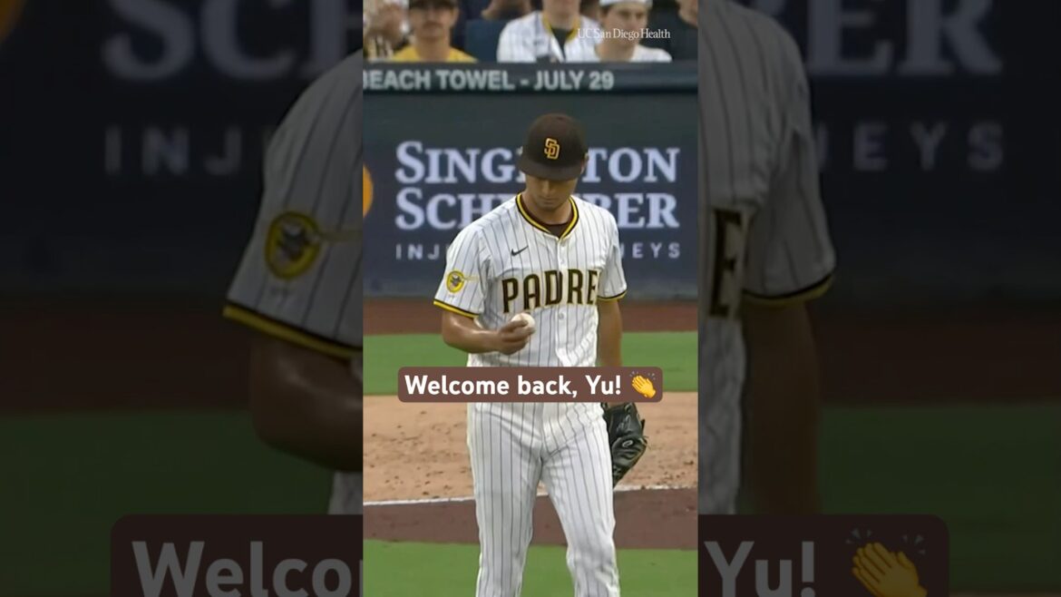 ダルビッシュ投手、おかえりなさい!#mlb #baseball #yudarvish #pitching #strikeout #sandiegopadres #sportshighlights