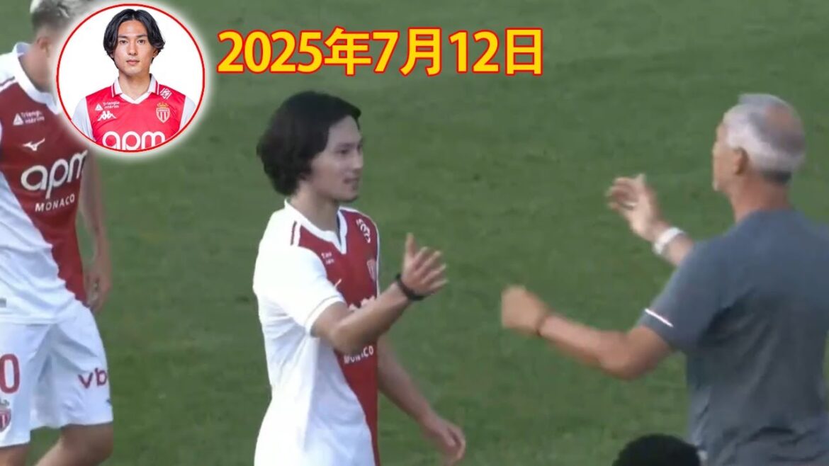 南野拓実 vs セルクル・ブルージュ — 南野拓実 2025 年 7 月 12 日