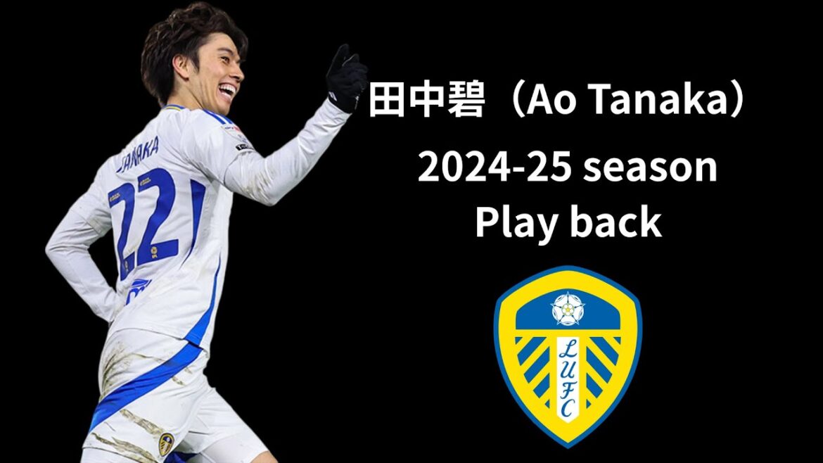 【田中碧(Ao Tanaka)】2024-25シーズンのプレー集!!年間最優秀選手賞&ベストゴール受賞!リーズで43試合5ゴール2アシストの衝撃活躍!