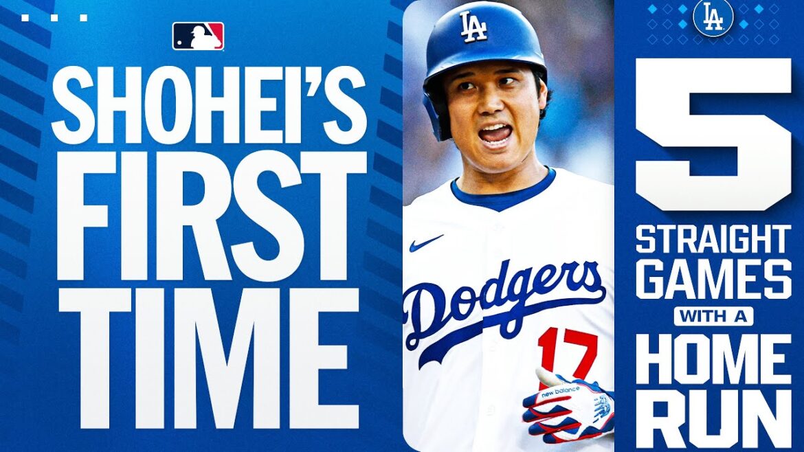 For the FIRST TIME in his career, Shohei Ohtani has homered in 5 STRAIGHT GAMES! 😳 | 大谷翔平ハイライト