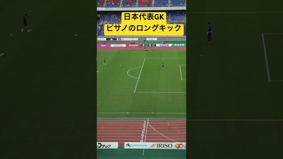 日本代表GKピサノのロングキック🦵🦵🦵#名古屋グランパス #ピサノ #シュミットダニエル #ユンカー #山岸祐也 #和泉竜司 #マテウス #稲垣祥 #サッカー日本代表 #jリーグ