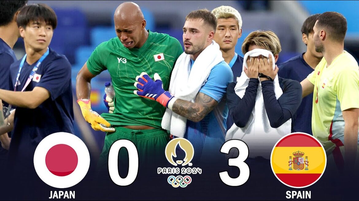 U-23日本代表が“宿敵”スペインに敗戦で涙 東京五輪で敗れた雪辱を果たせず準々決勝敗退 2024パリ五輪