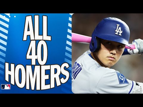 ALL 40 HOMERS from Shohei Ohtani so far this season! | 大谷翔平 ハイライト