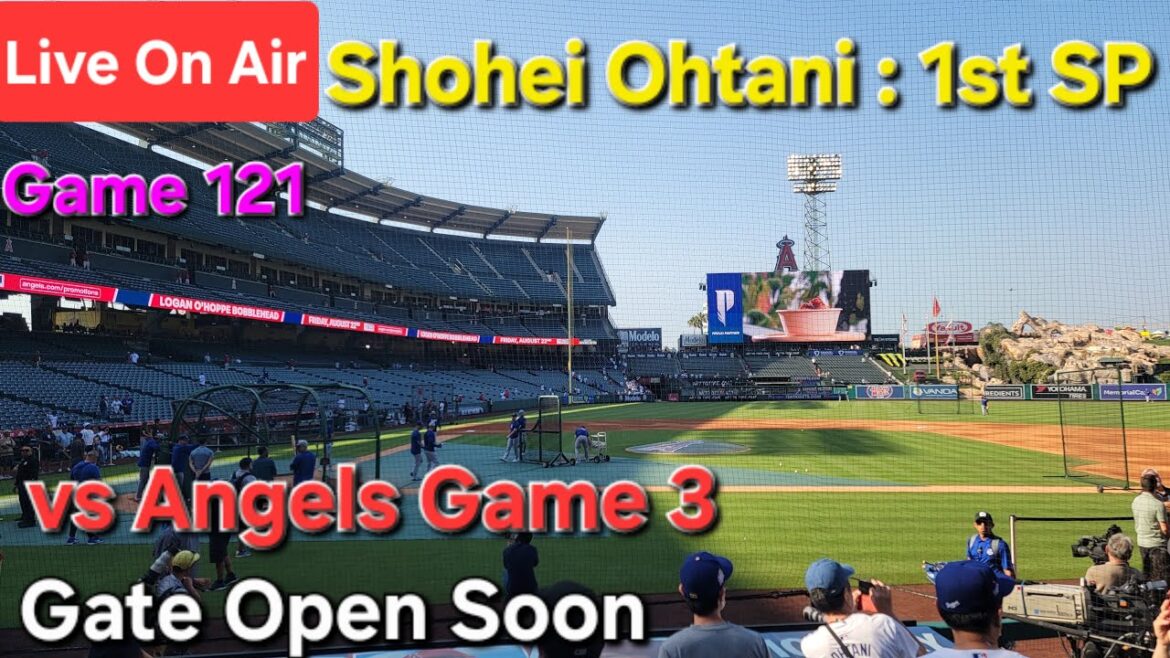 【ライブ配信】対ロサンゼルス・エンジェルス〜シリーズ最終戦〜大谷翔平選手は1番ピッチャーで出場⚾️まもなくゲートオープン⚾️Shinsuke Handyman がライブ配信中!