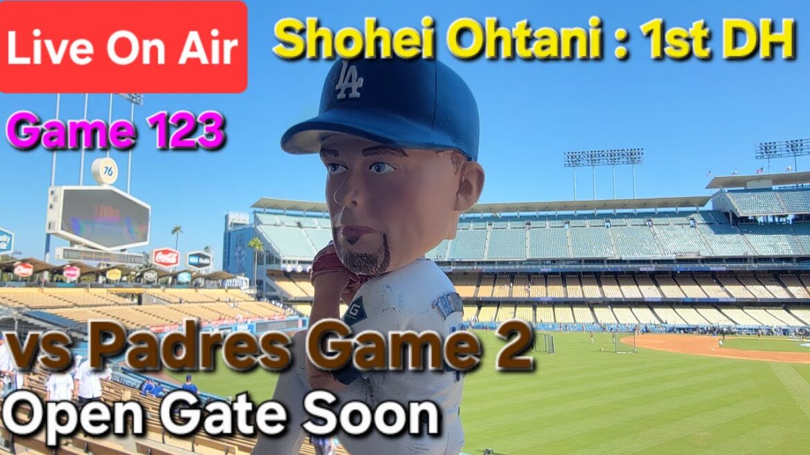 【ライブ配信】対サンディエゴ・パドレス〜シリーズ2戦目〜大谷翔平選手は1番DHで出場⚾️まもなくゲートオープン⚾️Shinsuke Handyman がライブ配信中!