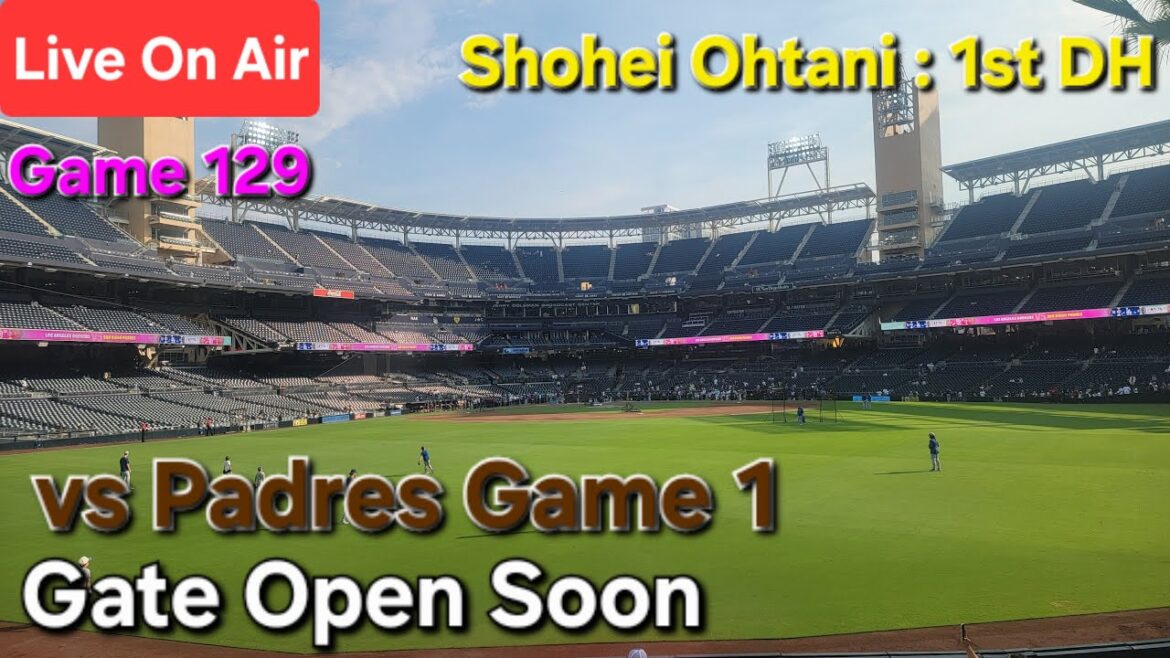 【ライブ配信】対サンディエゴ・パドレス〜シリーズ初戦〜大谷翔平選手は1番DHで出場⚾️まもなくゲートオープン⚾️Shinsuke Handyman がライブ配信中!