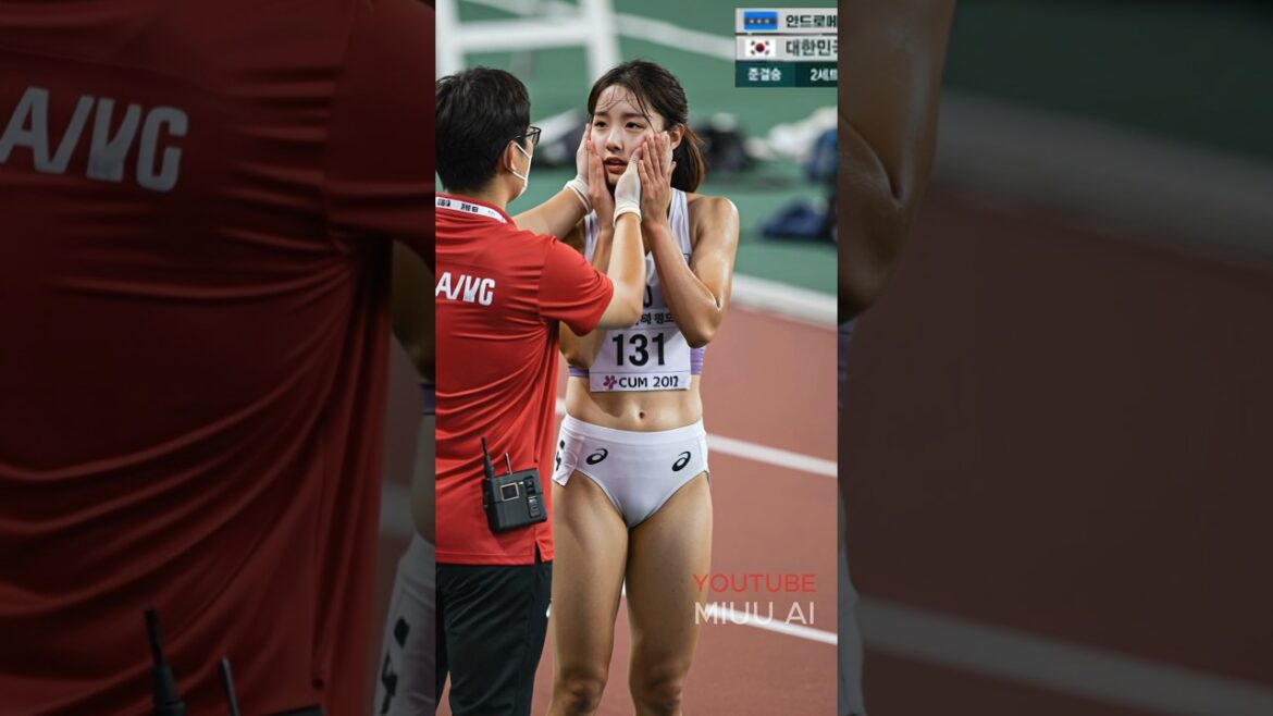 400m 육상 위로받는 선수🥇세계선수권 #올림픽 #여자육상