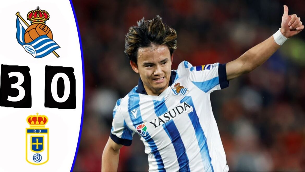 久保建英2ゴール!レアル・ソシエダ 3 0 レアル・オビエド!全ゴールのハイライト! 【8月31日】