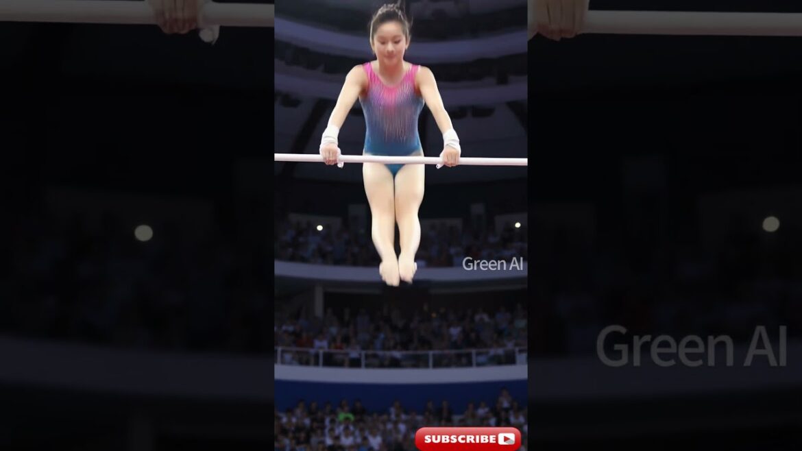 아름다운 곡선과 힘의 조화, 체조 여제의 환상적인 연결 동작 💫🤸♀️#gymnast #unevenbars #올림픽 #新体操 #운동선수 #short