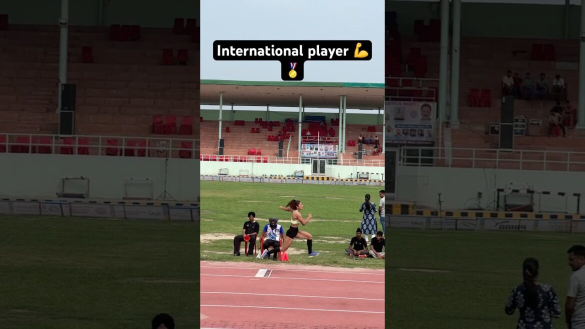 Triple jump Niharika Jumper in india 🇮🇳 #trackandfield #olympics #national #international #women
