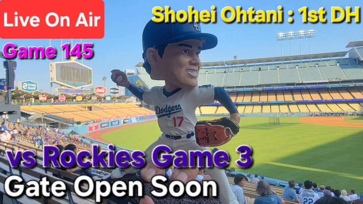 【ライブ配信】対コロラド•ロッキーズ〜シリーズ最終戦〜大谷翔平選手は1番DHで出場⚾️まもなくゲートオープン⚾️Shinsuke Handyman がライブ配信中!