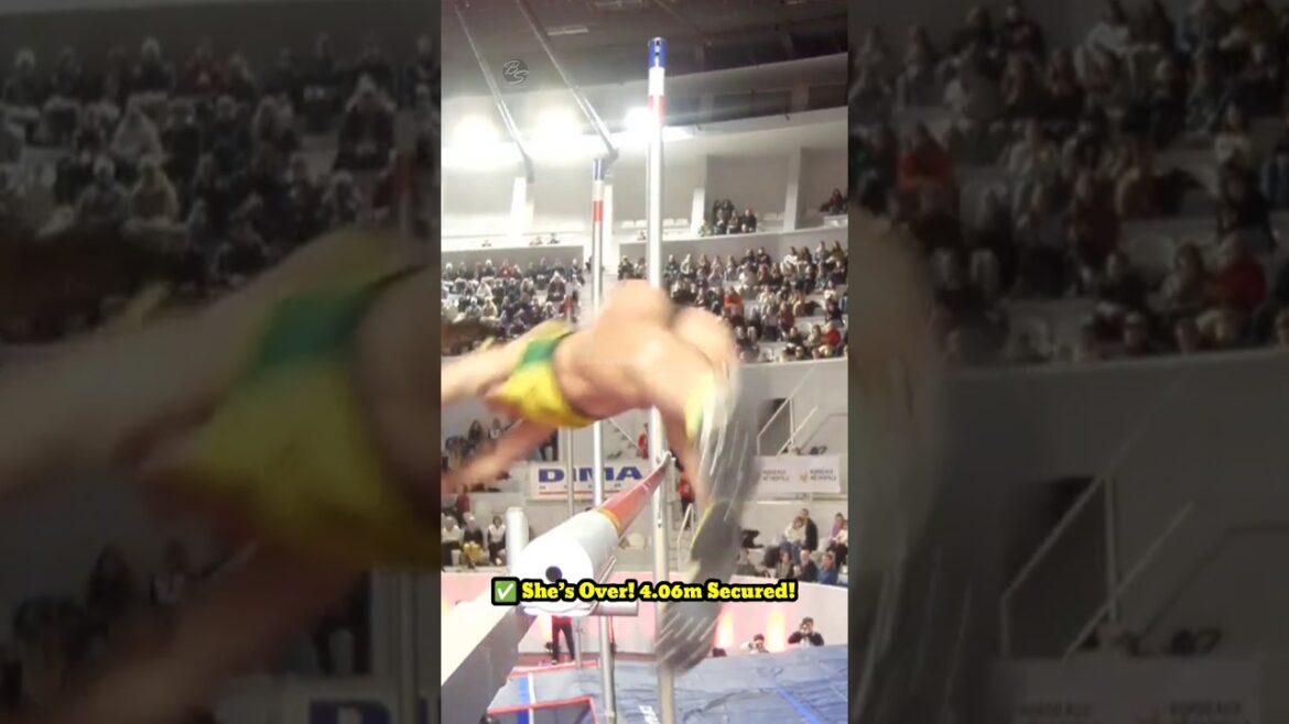 🔥👊Sonia Malavisi Strikes Back ✅ Clears 4.06m on 2nd Attempt | Star Perche Bordeaux 2025