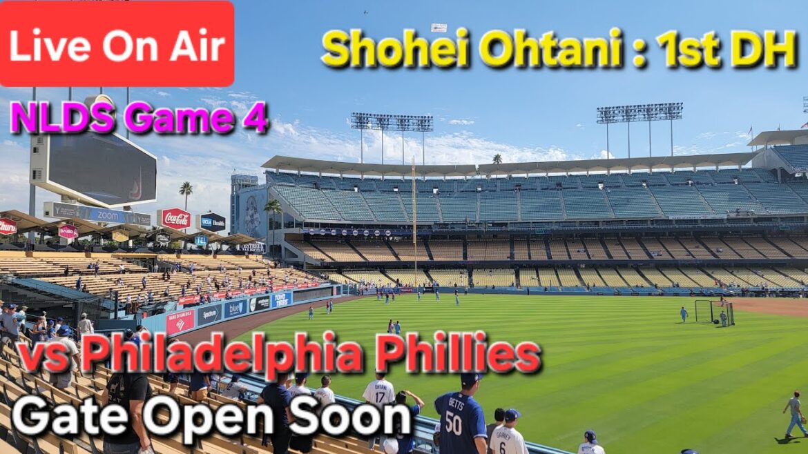 【ライブ配信】対フィラデルフィア•フィリーズ〜NLDS Game 4〜大谷翔平選手は1番DHで出場⚾️まもなくゲートオープン⚾️Shinsuke Handyman がライブ配信中!
