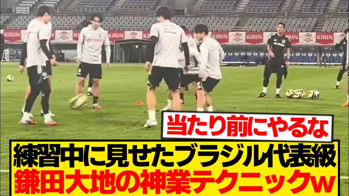 【天才】鳥籠で日本代表メンバーをオモチャにする鎌田大地wwwwww
