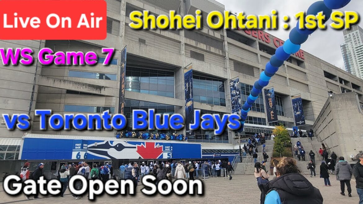 【ライブ配信】対トロント•ブルージェイズ〜WS第7戦〜大谷翔平選手は1番先発投手で出場⚾️まもなくゲートオープン⚾️Shinsuke Handyman がライブ配信中!