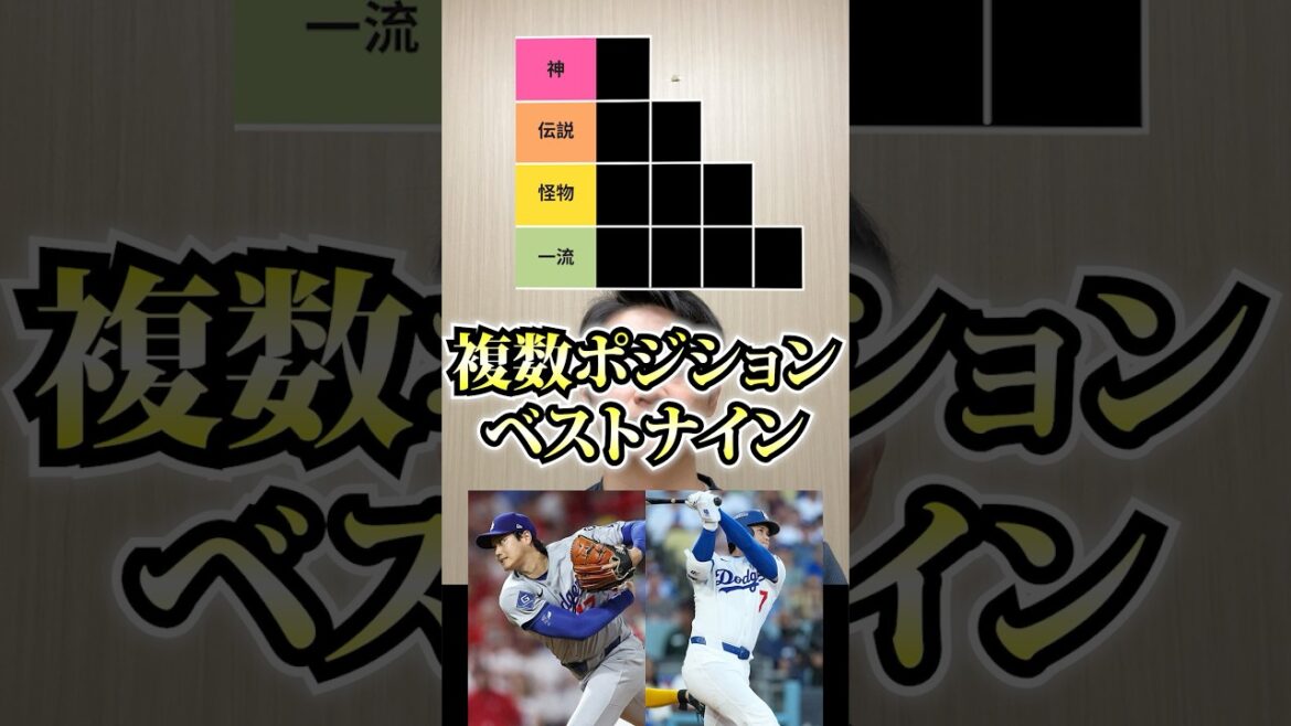 プロ野球tierを作ろう #tierlist #プロ野球 #大谷翔平 #ベストナイン