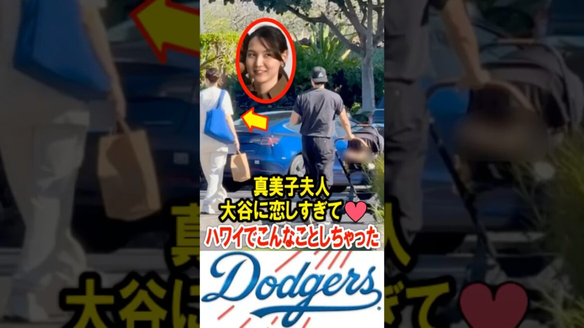 真美子夫人!大谷翔平に恋しすぎて、ハワイでこんなことしちゃった
