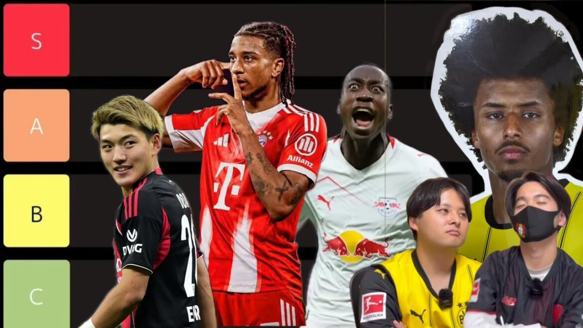 【Tier表】ブンデスのウイングでTier表作りました