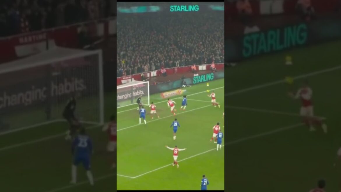 アーセナルのクラシックなカウンターアタック #サッカー#海外サッカー#日本代表#三笘薫#フットボール#ワンプレー