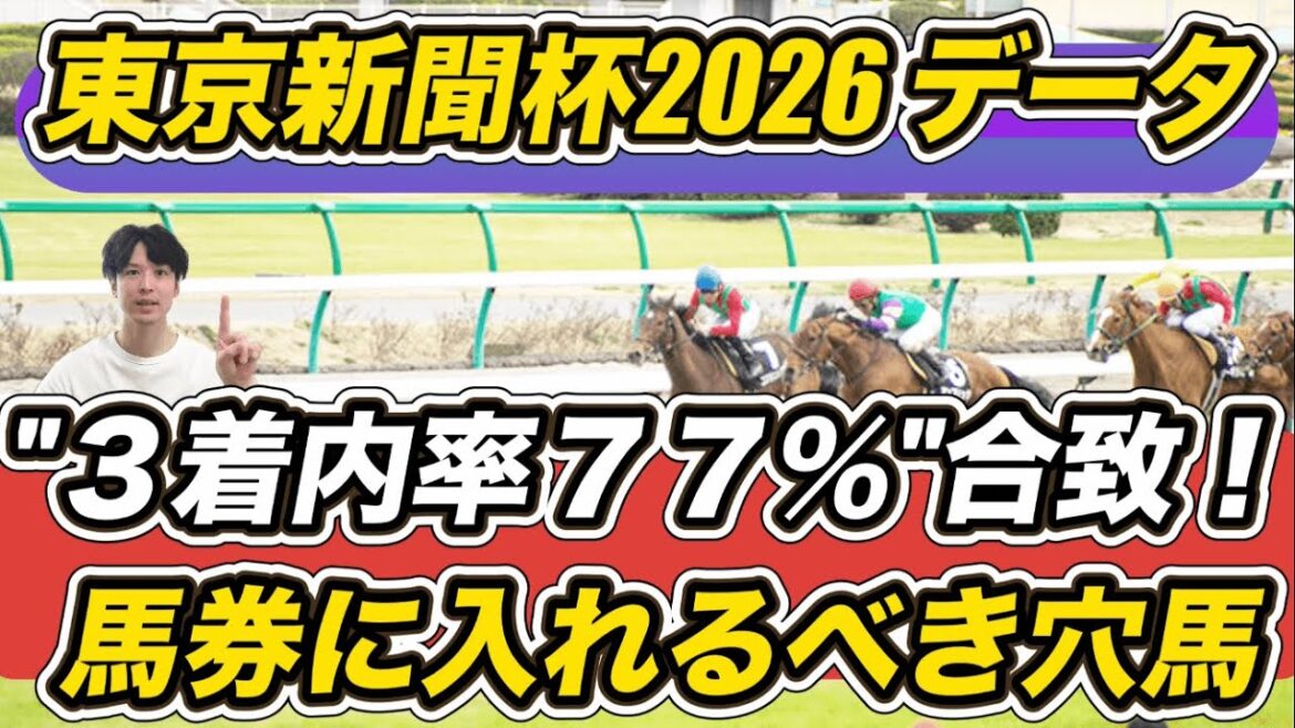 【東京新聞杯2026】「馬券内率77％」など"最強データ"穴馬紹介！ウォーターリヒト＆ブエナオンダ評は？