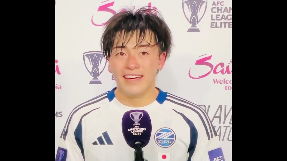 ACLE第7節【FC町田ゼルビア】相馬勇紀選手インタビュー　上海申花戦後