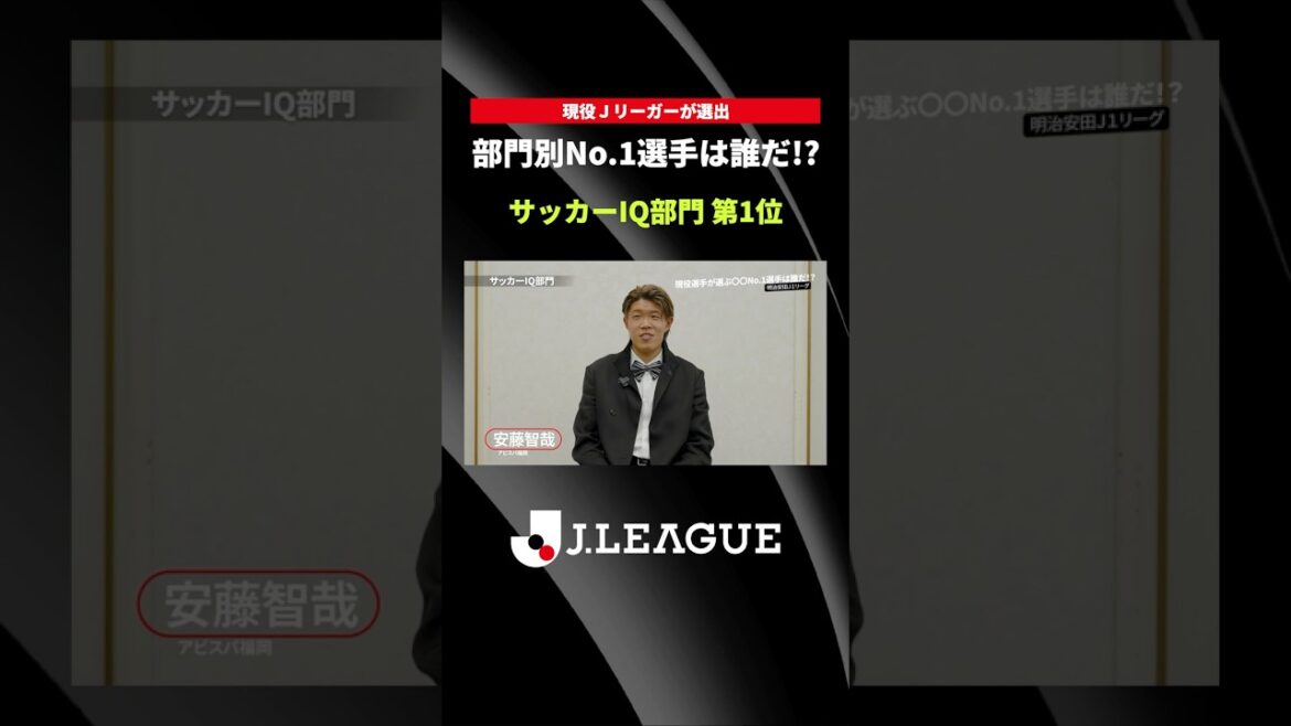 【現役選手が選出!】部門別No.1選手は誰だ!?|サッカーIQ部門 第1位 【現役選手が選出!】部門別No.1選手は誰だ!?|サッカーIQ部門 第1位
