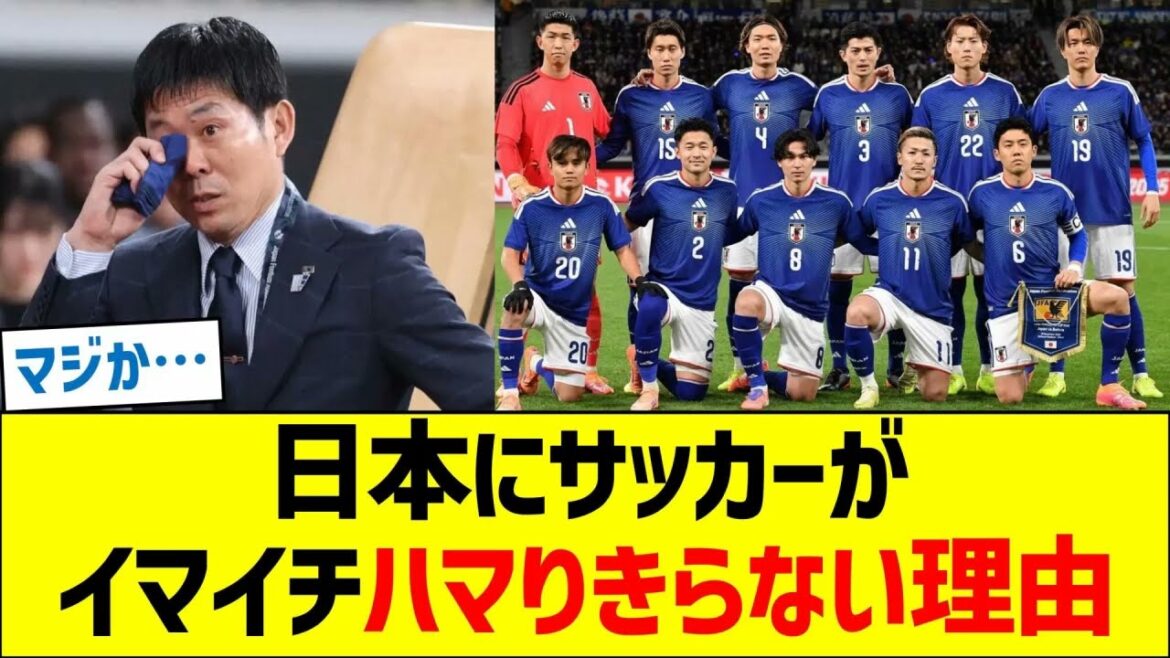 日本にサッカーがイマイチハマりきらない理由