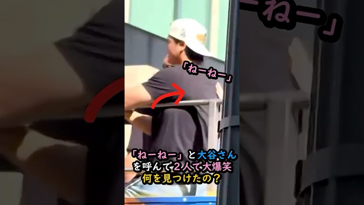 「ねーねー」何を見つけたの? #大谷翔平 #ドジャース #真美子さん