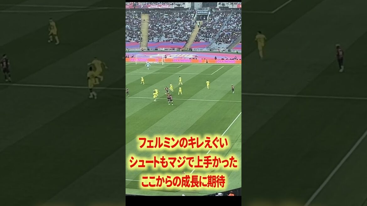 フェルミンのシュート精度エグい