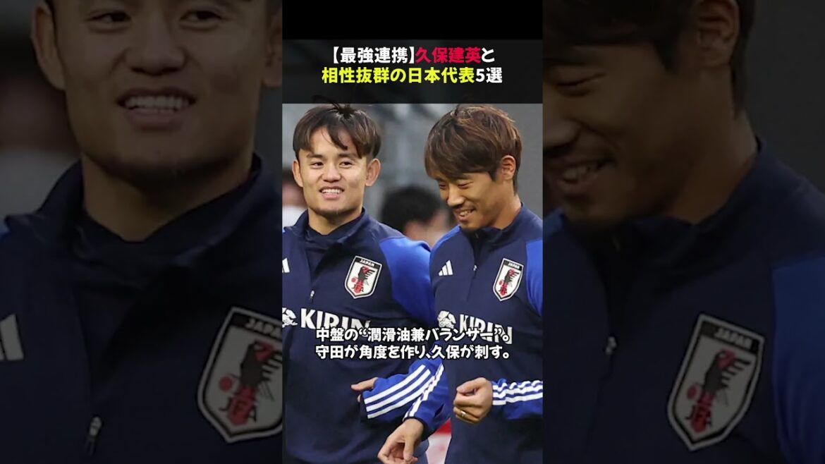 【最強連携】久保建英と相性抜群の日本代表5選 #shorts
