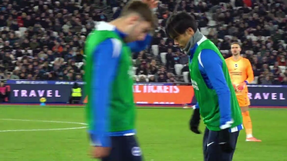 《現地映像》1列目の席から三笘薫！プレミアムリーグ ウエストハムvsブライトン【サッカー】West Ham vs Brighton 【Premium League 】2025/12/30