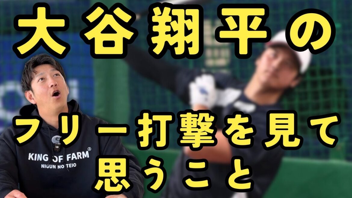 大谷翔平のフリーバッティングを見て思うこと