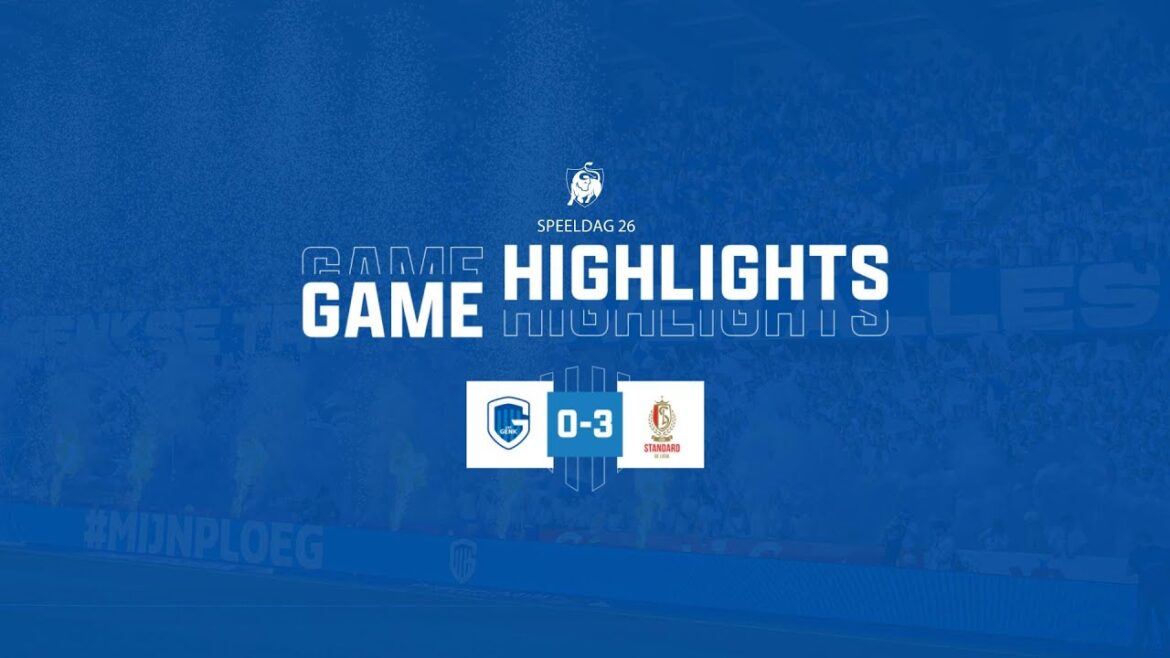⚽️ 26 - KRC Genk - Standard Luik - Game Highlights