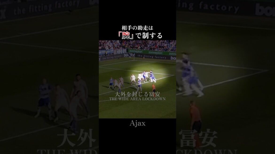 冨安健洋から学ぶ｜CKで相手の助走を「腕」で制する技術：Tomiyasu's Corner Defense #ajax