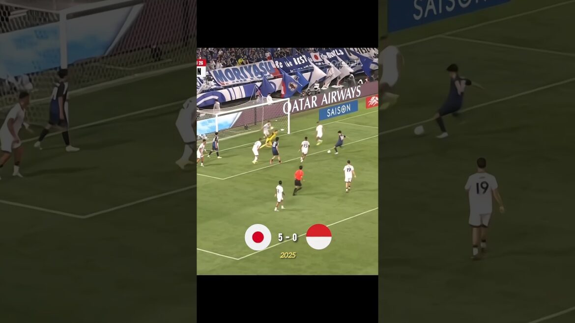 Japan vs Indonesia World cup Qualifier 2026.🔥