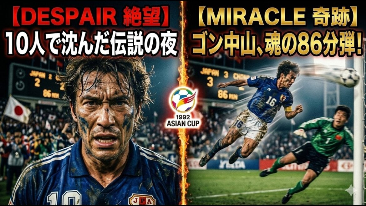 1992年アジアカップ準決勝 日本対中国 3-2｜広島の悲劇を歓喜に変えた「魂の逆転劇」フルレポート（Japan vs China 1992）